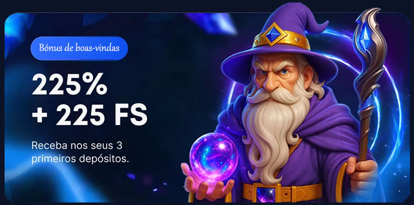 Bónus de Boas-Vindas Wizardo casino. 